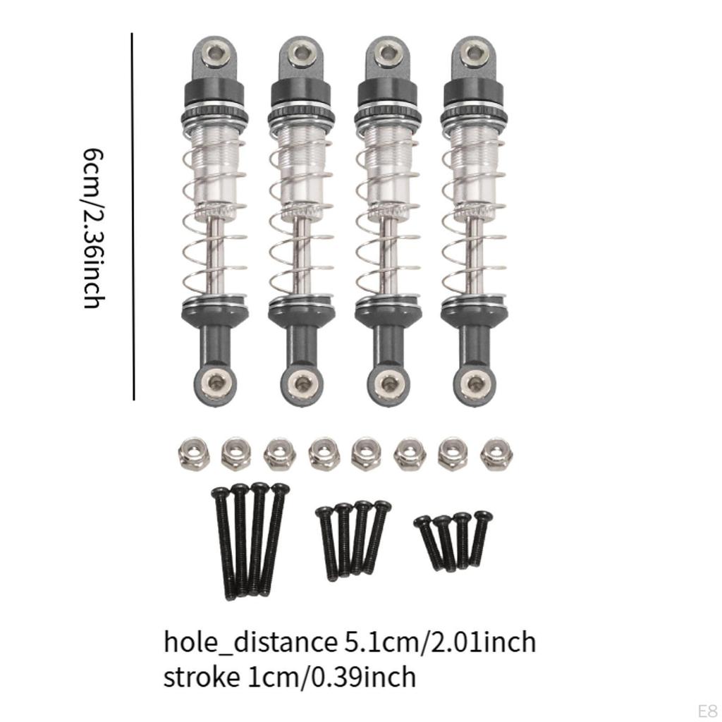 Shock Absorber Damper Suspension 1:12 RC Crawler Car Parts for MN D96 WPL C14 C24 C34