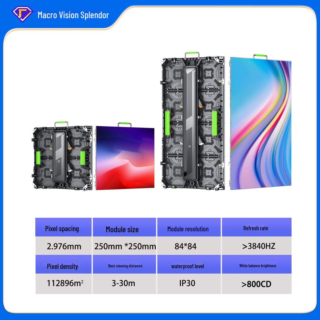 HD Large Screen Full-Color LED Rental Display for Seamless Outdoor Events with Low Power Use and High Stability
