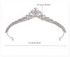 Princess Tiara Crown for Women Girl Zirconia Small Bridal Tiara for Wedding Bride Birthday Party Prom Hair Jewelry Headpiece