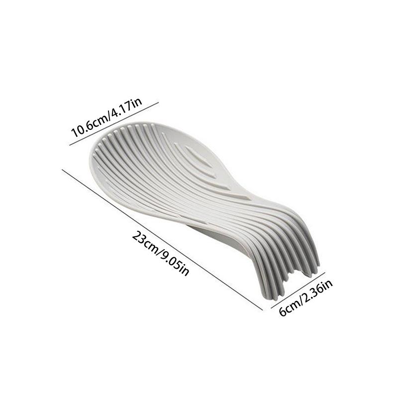 1 Pièce Support de Cuillère en Silicone Repose-Cuillère de Cuisine Ustensile Résistant à la Chaleur Étagères de Rangement Outils de Cuisine Accessoires de Cuisine