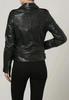 New Women's Jacket Black Leather Lambskin Handmade Casual Biker Stylish Wear Soft