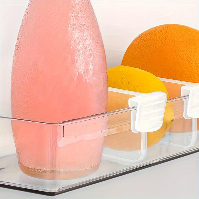 Verstellbare Kühlschrank-Organizer-Behälter - Platzsparend, langlebige Kunststoff-Trennclips für Gefrierfach- & Vorratskammer-Organisation