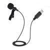Mini Clip On Mic TypE C Audio Interface Lavalier Microphone for Android Phone