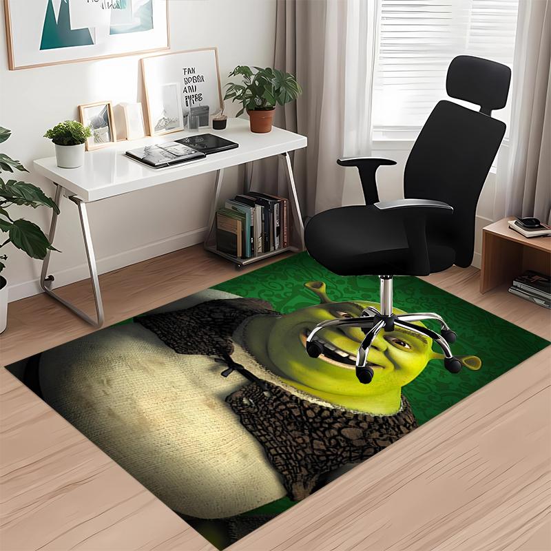 Shrek Bedruckter Teppich für Bürostuhl Wohnzimmer Schlafzimmer Küchenraum Dekoration Geschenke