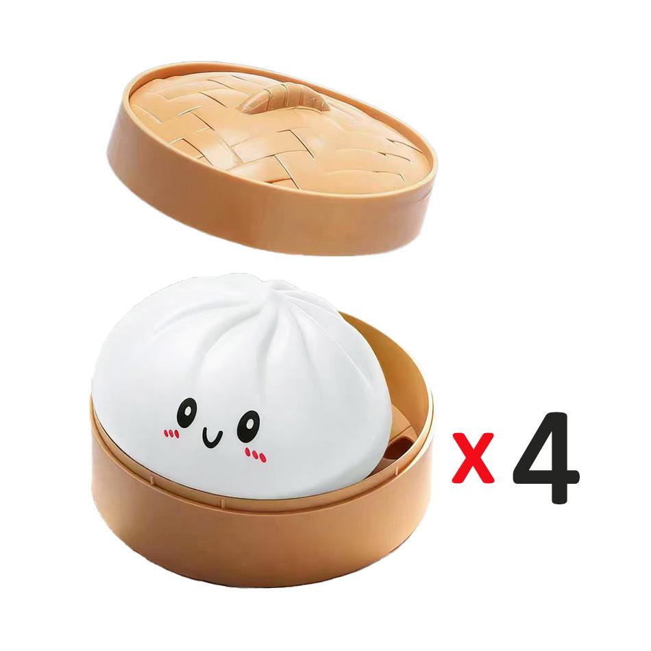 Squeeze Toys for Kids Rebound Calming Steamed Bun Sensory Squeeze Toy for Children Girls Students Adults Classroom Home Dorm