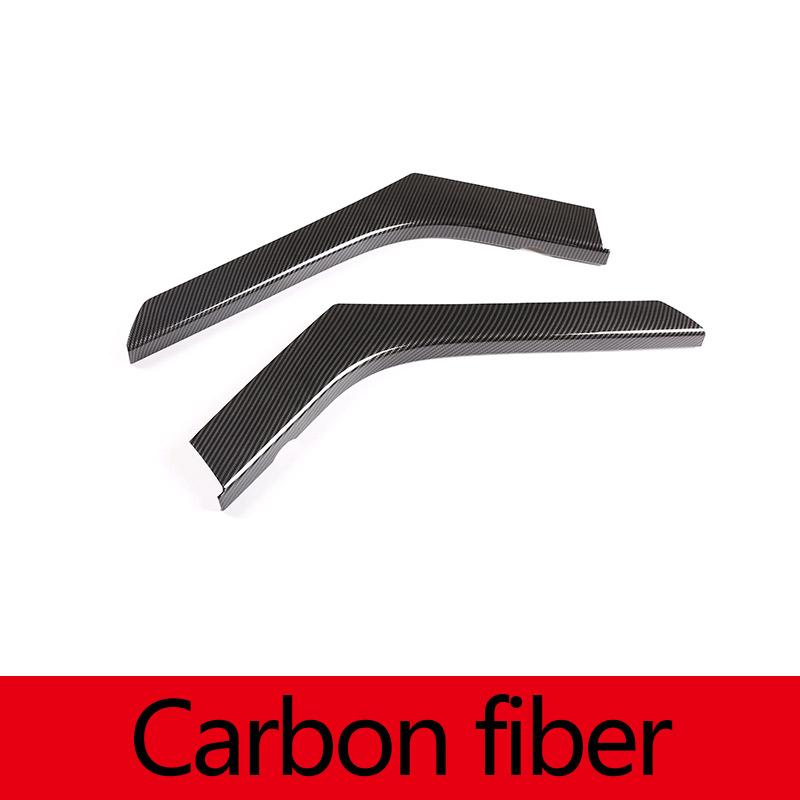 

Для Land Rover Range Rover Evoque 2012-2018 ABS углеродное волокно/серебристый автомобильный центр управления боковой отделкой полоса наклейка автомобильные аксессуары