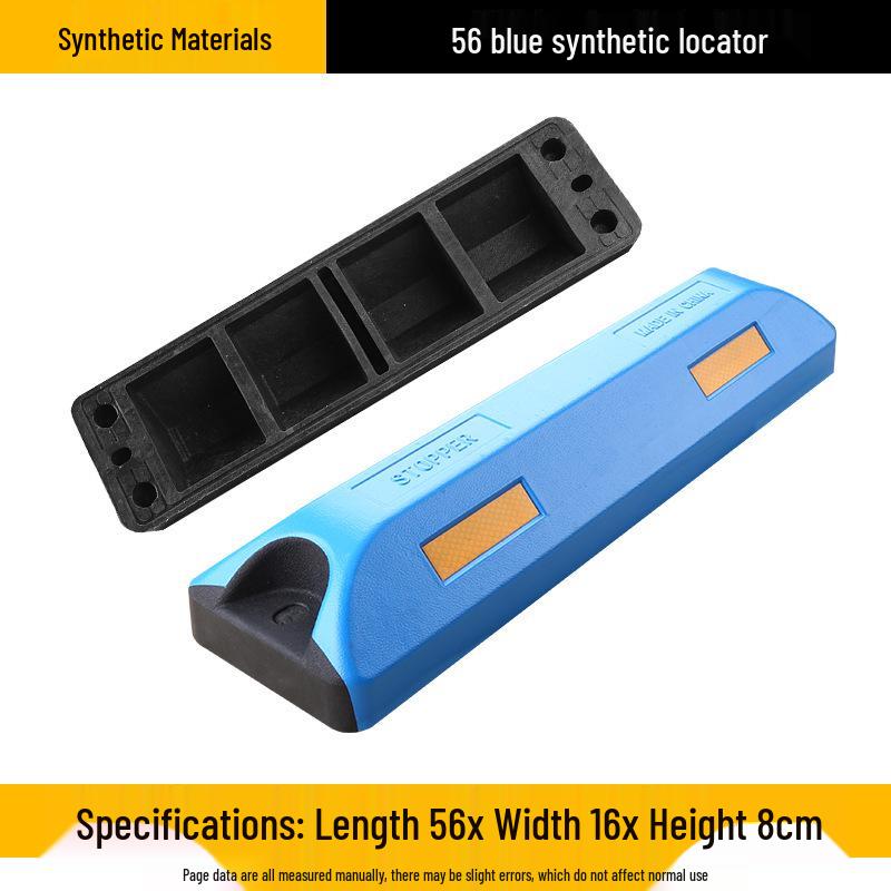 Rubber Parking Wheel Stopper: Anti-Collision PVC Wheel Limiter for Garages