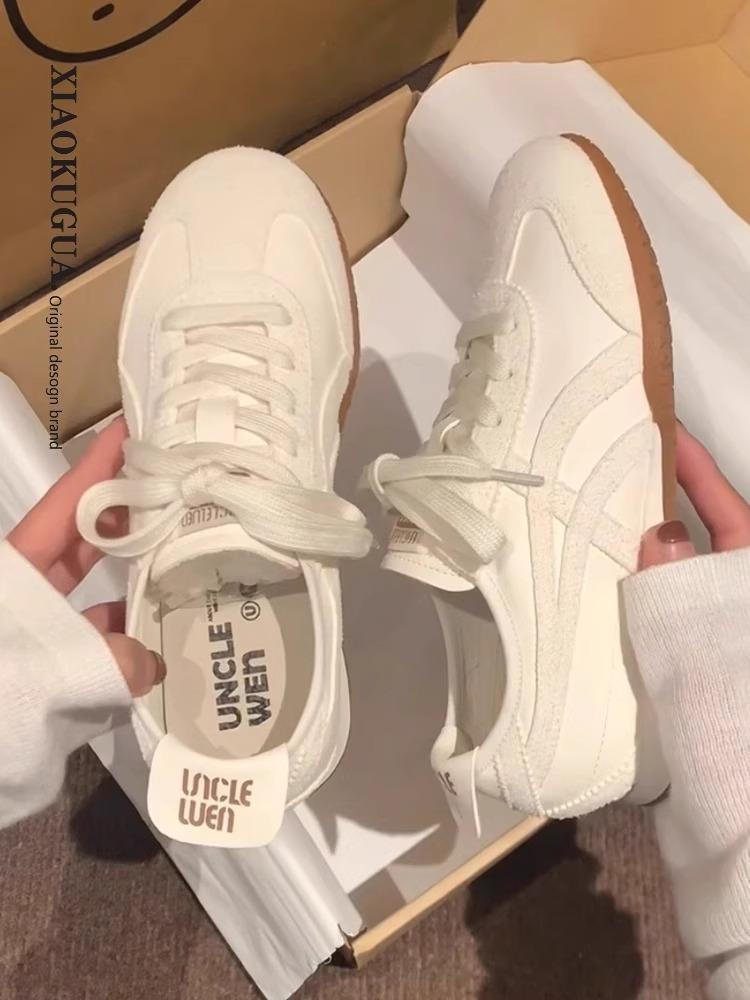 Retro Forrest Gump training shoes women's 2025 new summer soft-soled casual sports shoes flat-soled versatile white shoes