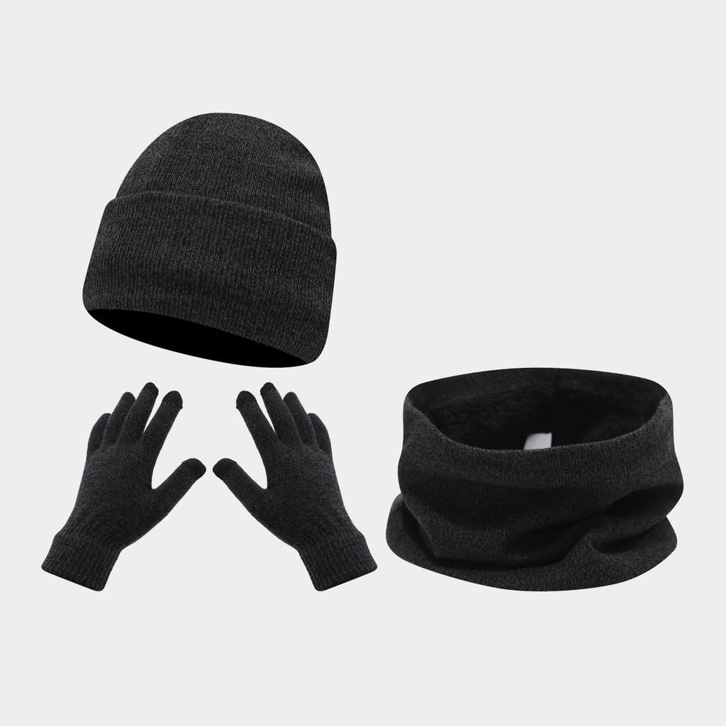 Acrylic Winter Scarf Hat Gloves Set For Skiing And Outdoor Cold Weather Comfort