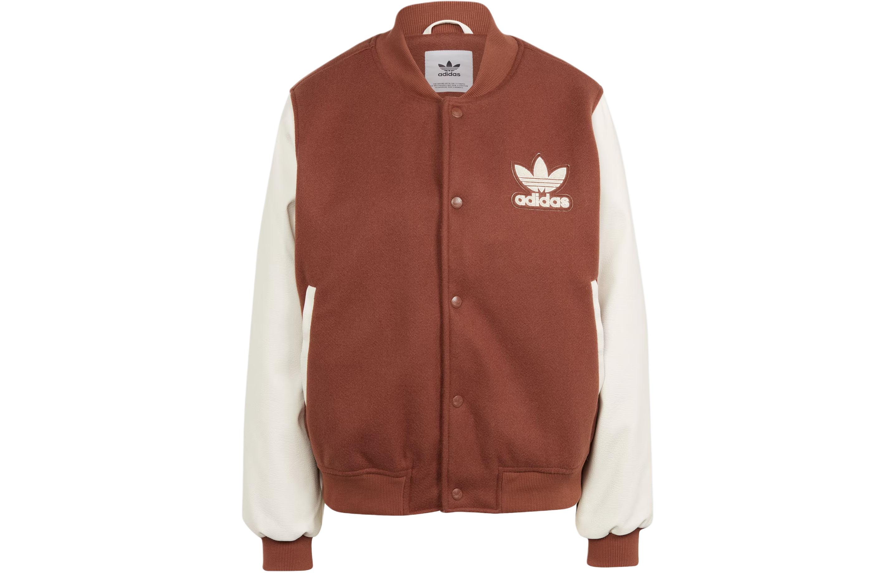 Adidas Originals Vrct Graphic Jacket Jackets & Coats Women s Brown IS5742 M