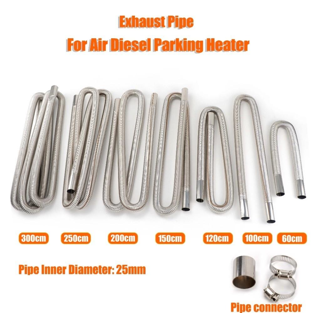 Stainless Steel Air Diesel Parking Heater Aluminum Foil Sleeve Clamps Heater Exhaust Pipe Hose Hose Clamp Air Heater