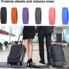 New 8PCS Luggage Wheels Protector Silicone Wheels Caster Shoes Travel Luggage Suitcase Reduce Noise Wheels Cover Accessories