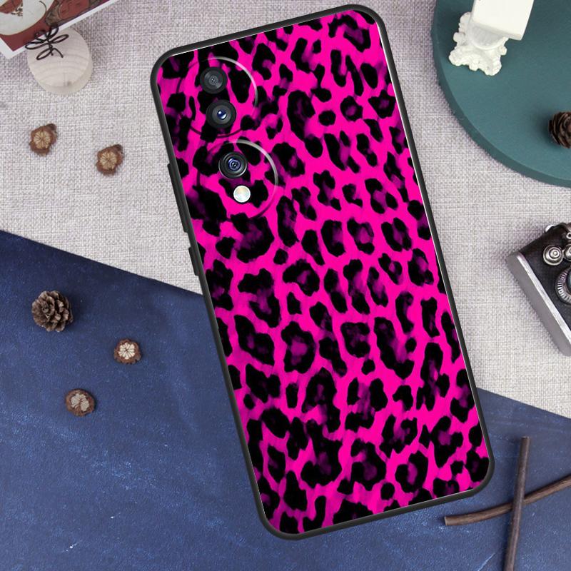 

Leopard Print For Huawei Honor Magic 5 Lite X8 X9a 50 70 P40 P20 P30 Pro P50 Nova 9 5T P Smart 2021 Case Huawei P30