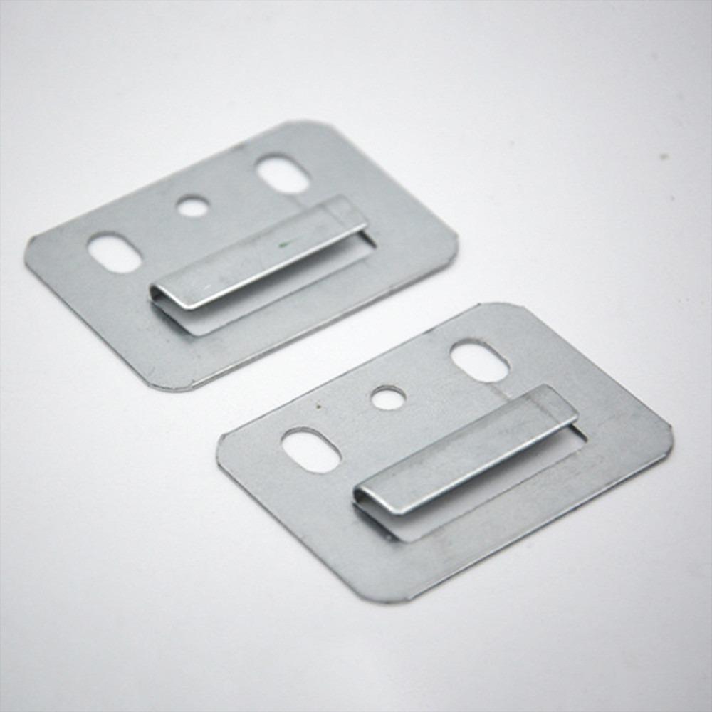 100PCS Buckle Hasp Plate Wall Panel Buckle Clamp Fastener Hardware Furniture Wainscot Board Clip