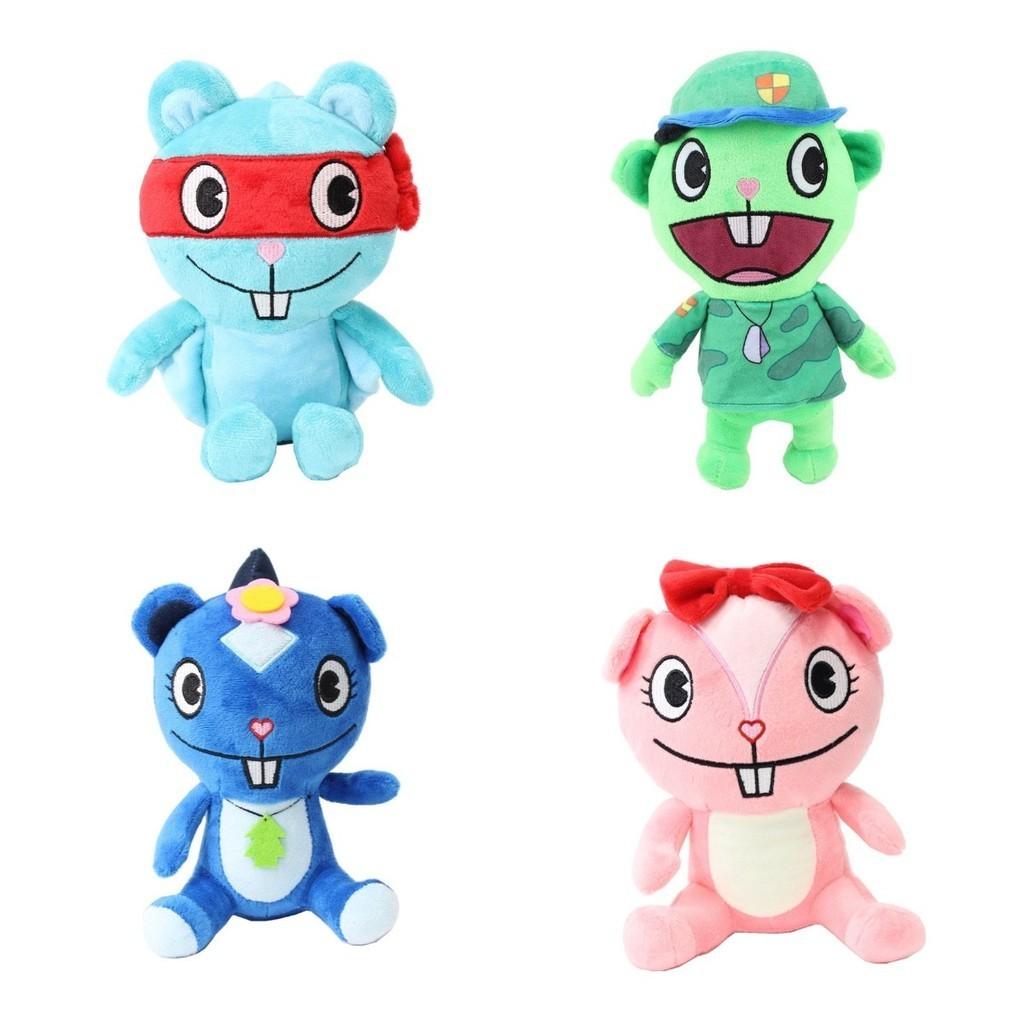 Adorable Flippy Plush Toy Ultra-soft Short Plush Military Bear Happy Tree Friends