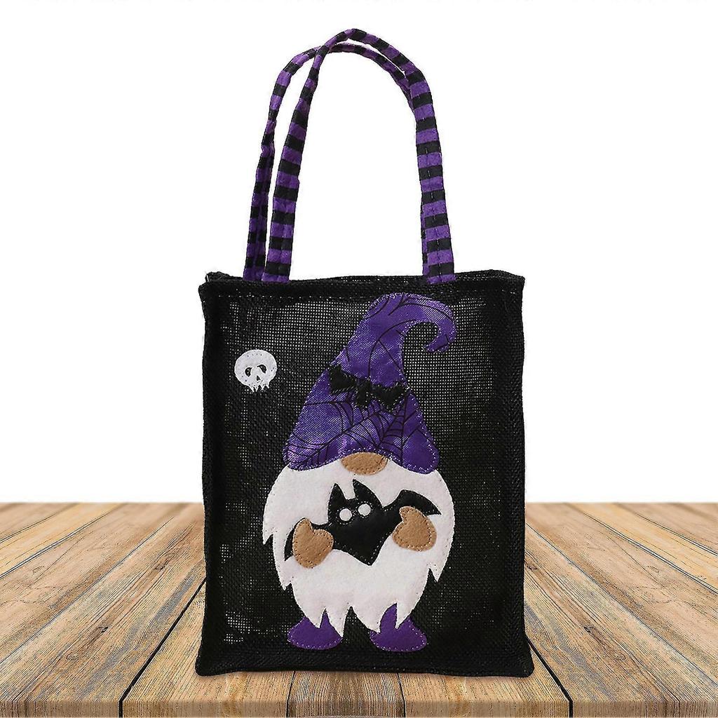 Halloween Tote Bag Halloween Linen Tote Innovative Rudolph Doll Pattern Halloween Bags Trick Or Treat Halloween Sweet Goodie Bags Party Favors For