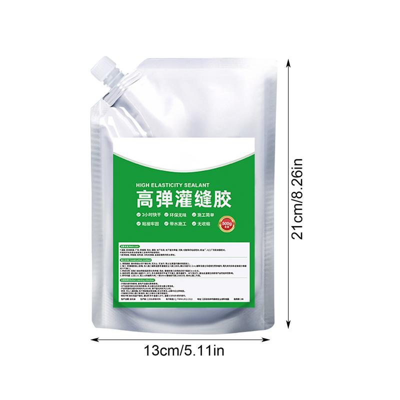 Betonversiegelung 500g Beton Wasserdicht Reparatur Dichtmittel Schnelltrocknende Dichtungsmasse Wetterbeständiger Betonfüller für Fliesen