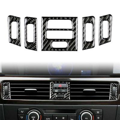 Rivestimento Copertura Uscita Bocchetta Aria in Fibra di Carbonio Per BMW Serie 3 E90 E92 E93 2005-2012