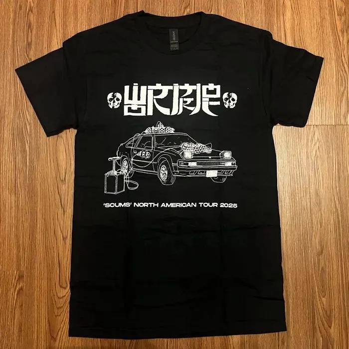 Unisex Short Sleeve Crew Neck Cotton T Shirt Wormrot SCUMS US tour XXXL