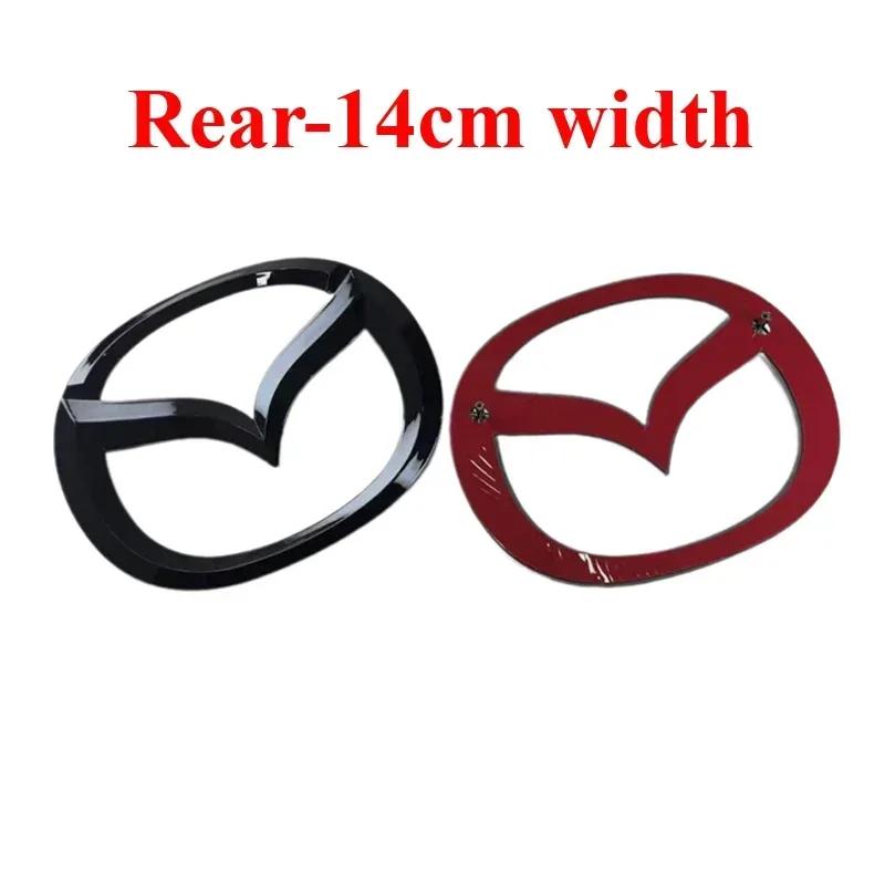 Fit for Mazda CX7 CX-7 Car 19cm Front Emblem 14cm Rear Trunk Badge Sticker Plastic Auto Steering Wheel Badge Accessories