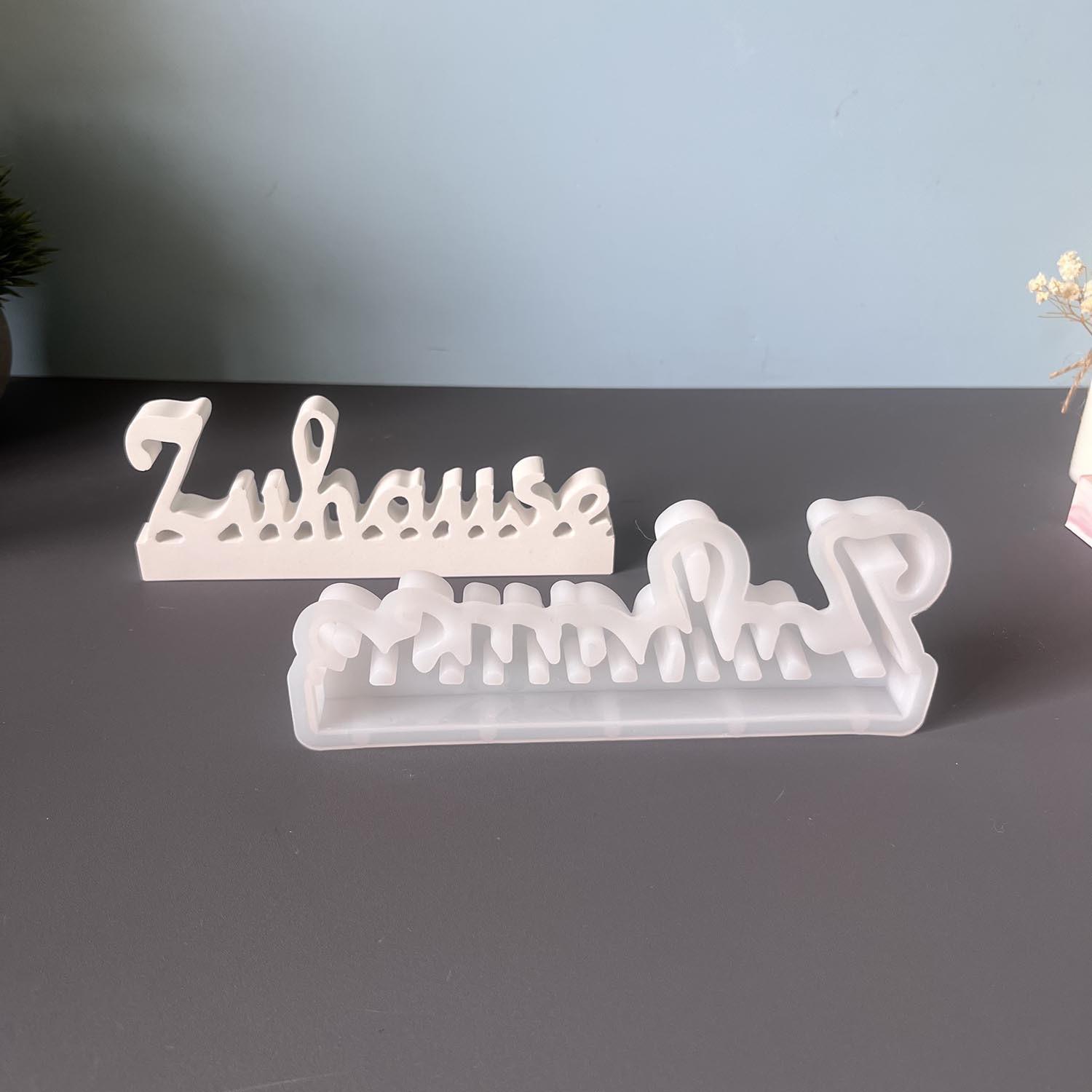 

Немецкий Алфавит Украшение Силиконовая Форма Украшение Алфавита Гипсовая Форма Форма для Капель