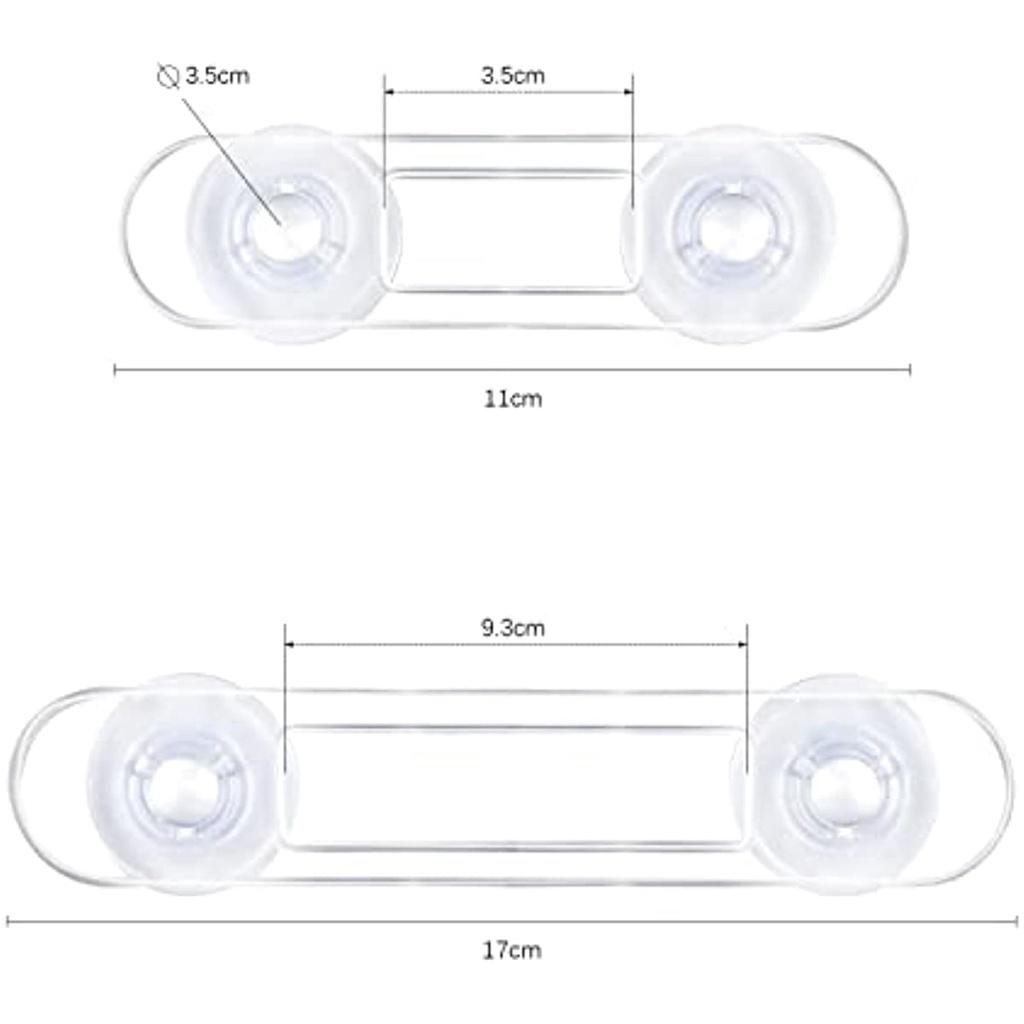 10 Kindersicherungsschlösser, transparente Baby-Sicherheitsschlösser, 3M-Kunststoffschlösser für Schränke, Schubladen, Toiletten, Küchen, Türen, Fenster und Kühlschränke