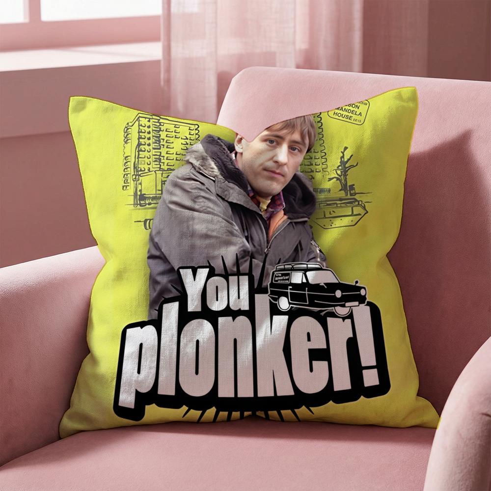 O-Only Fools And H-Horses Cushion Cover Multi-Scene Pillow Cover for Home & Car - Reversible, Soft & Durable for Daily Use