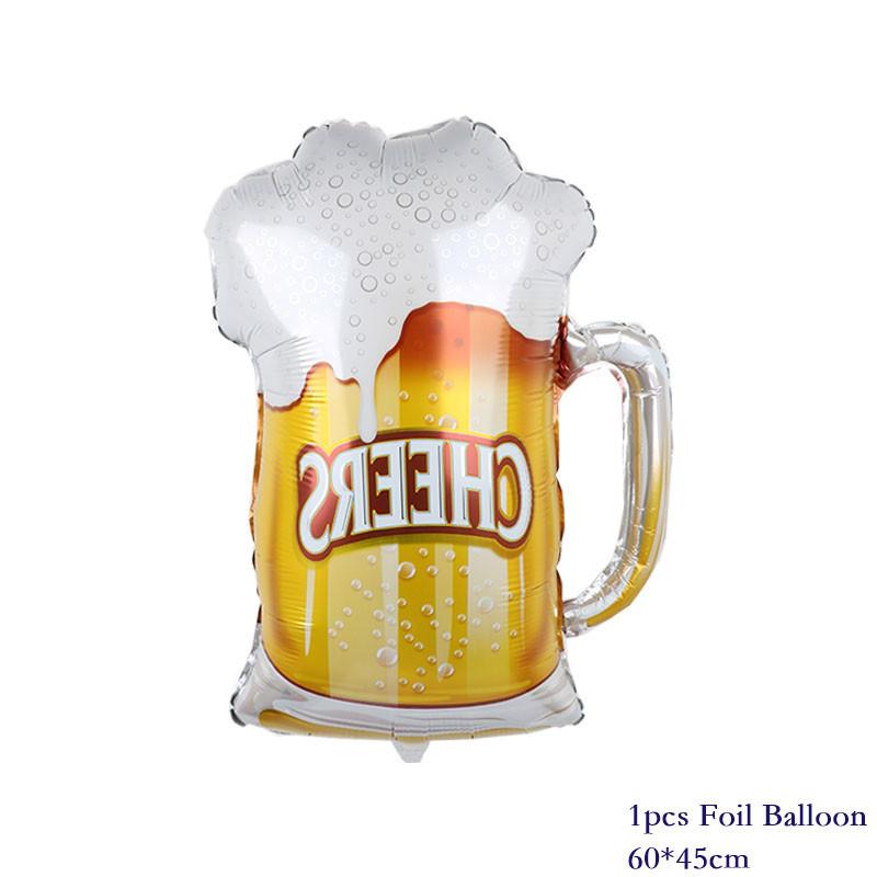 Large Celebration Wine Glass Wine Bottle Champagne Birthday Party Wedding Family Party Decoration Aluminum Film Balloon