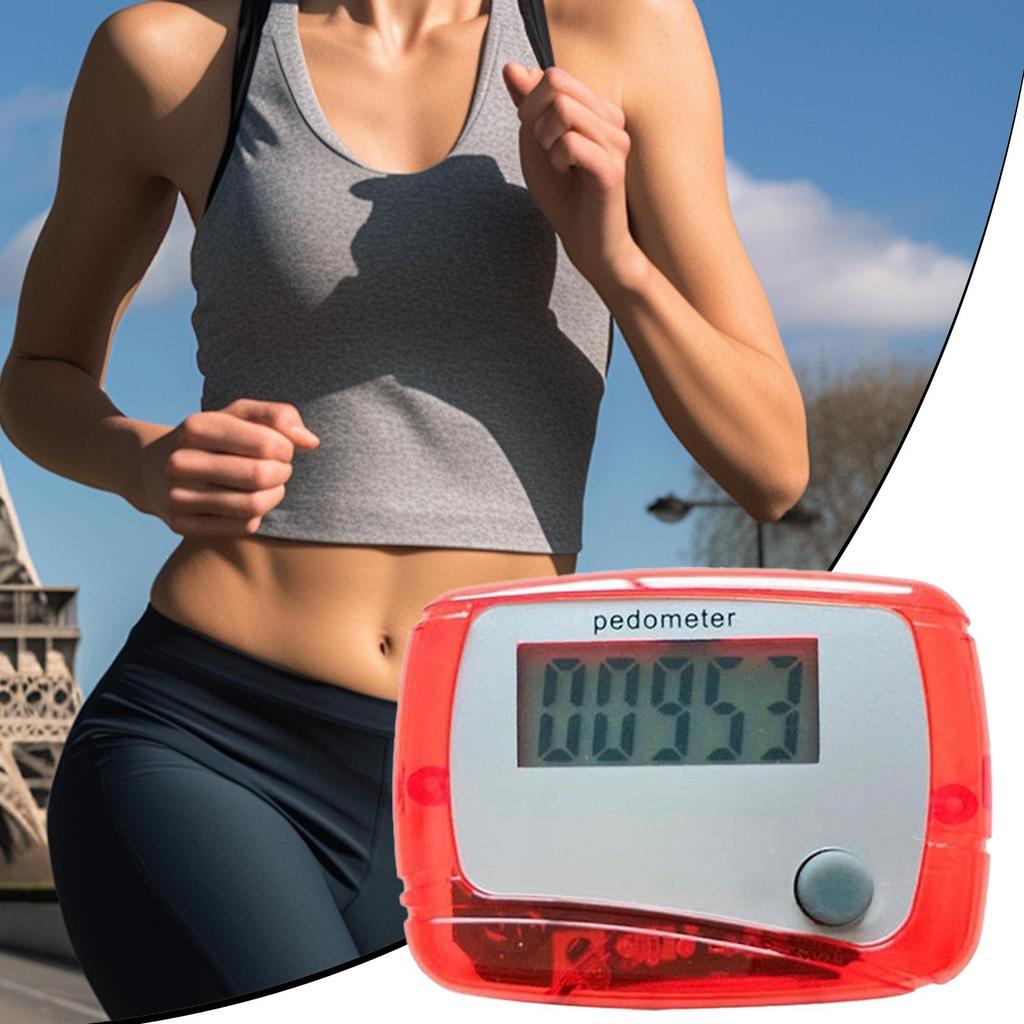 Portable Counter Digital LCD Pedometer for Walking Clipping Walk Meter Walking Steps Counter for Sports Running Training Hiking