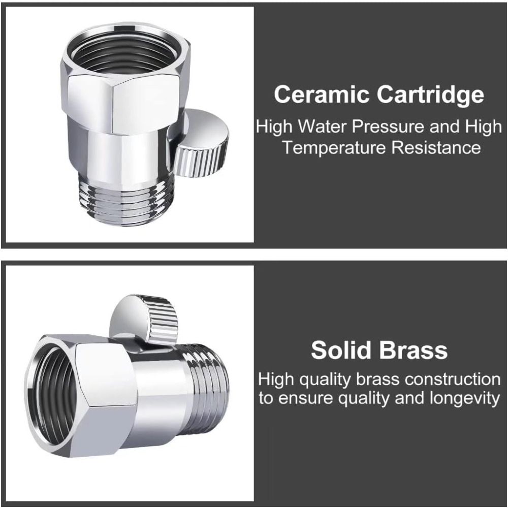 Duș de mână Femeie Bărbat Valvă de oprire Alamă Valvă de control al debitului de apă Pulverizator bideu