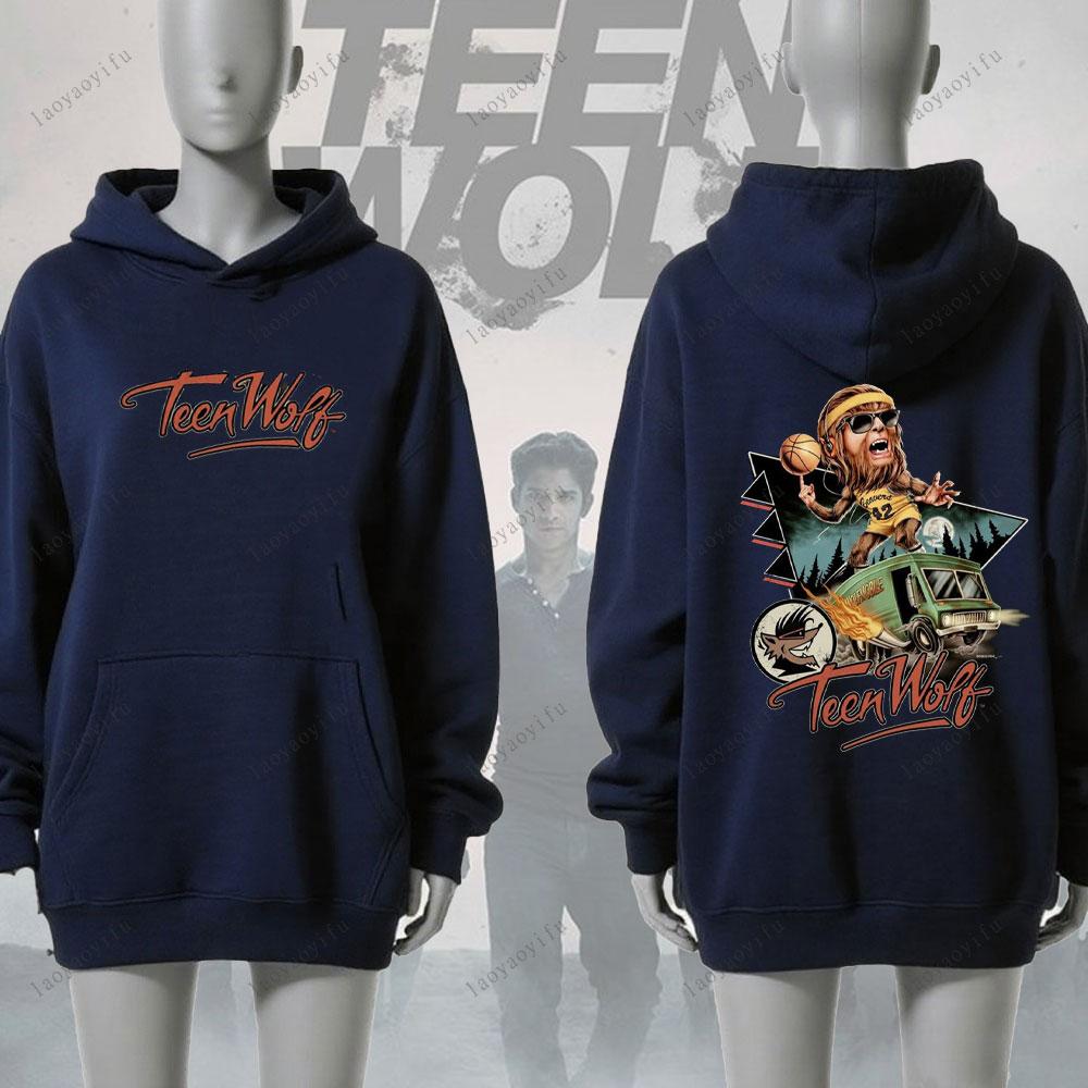 Teen Wolf Hoodie Men Pullover Novelty Trending Clothes Autumn and Winter Keep Warm Tracksuit Street Fashion Sportswear