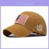 Classic American Flag Cotton Baseball Cap Vintage Washed Letter Embroidery Hat Men Adjustable Cap
