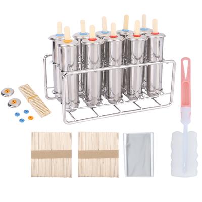 Huishoudelijk 304 Roestvrij Staal IJs Lolly Popsicle Vormen Kit IJs Vorm