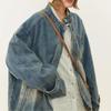 HOTHORE Volcano Horse 2025 Autumn/Winter Women's Retro Washed Denim Jacket