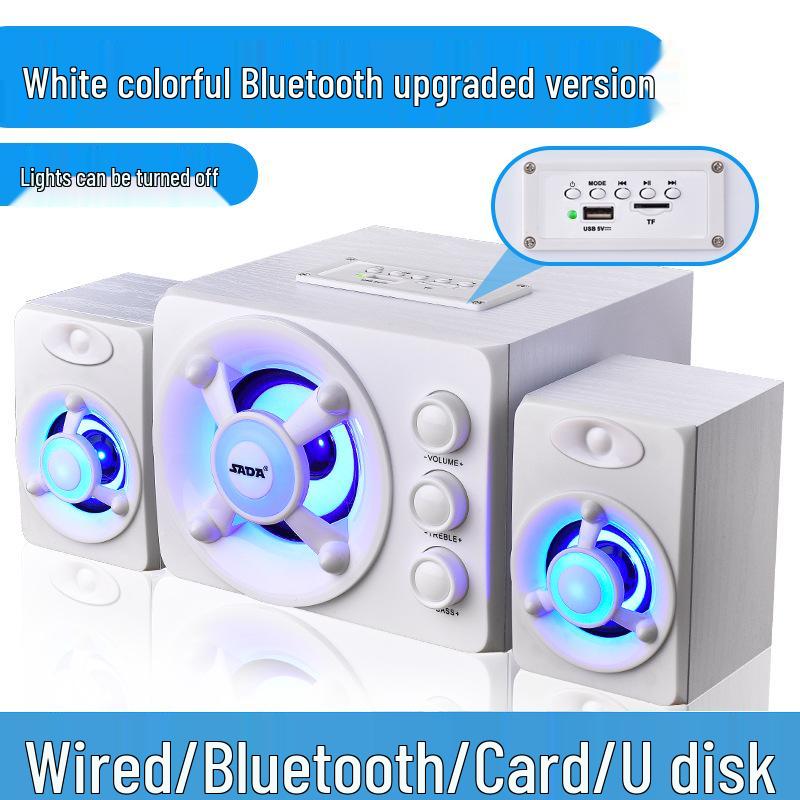 Universal Bluetooth Wired Desktop Speaker with Creative Design