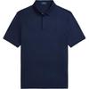 Polo Solid Color Logo Embroidered Pullover Casual Short Sleeve Polo Shirt Men Tops Elegant-Dark-Blue MNPOKNI1N822975-410
