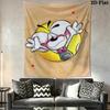 Diddl Wall Tapestry Aesthetic Wall Hanging Printed Fabric Blanket Decorative Tapestries for Bedroom Living Room Home Decor
