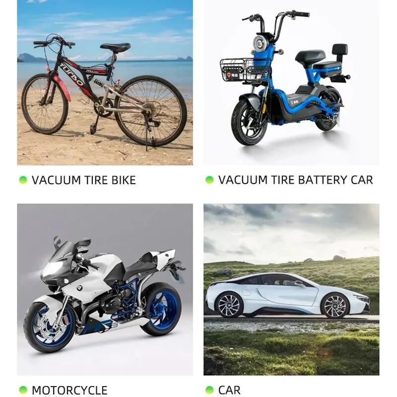 8 STÜCKE Leuchtende Ventile Motorrad Fahrrad Fahrrad Auto Rad Reifen Nabenkappe Fluoreszierend NachtleuchtendLeuchtende Ventilkappenzierde