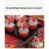 50 Stück Cupcake Papierförmchen Aluminiumfolie Cupcake Förmchen Backförmchen Muffin Wrapper Tablett Gebäckwerkzeuge Hochzeitsfeier Geburtstagszubehör