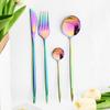 16pcs Mirror Durable Flatware Stainless Steel Cutlery Set Knife Coffee Spoon Fork Dinnerware Set Western Party Kitchen Tableware