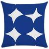 Sofa Home Decor Retro Art Abstract Blue Print Pillowcase Throw Decorative Cushion Cover