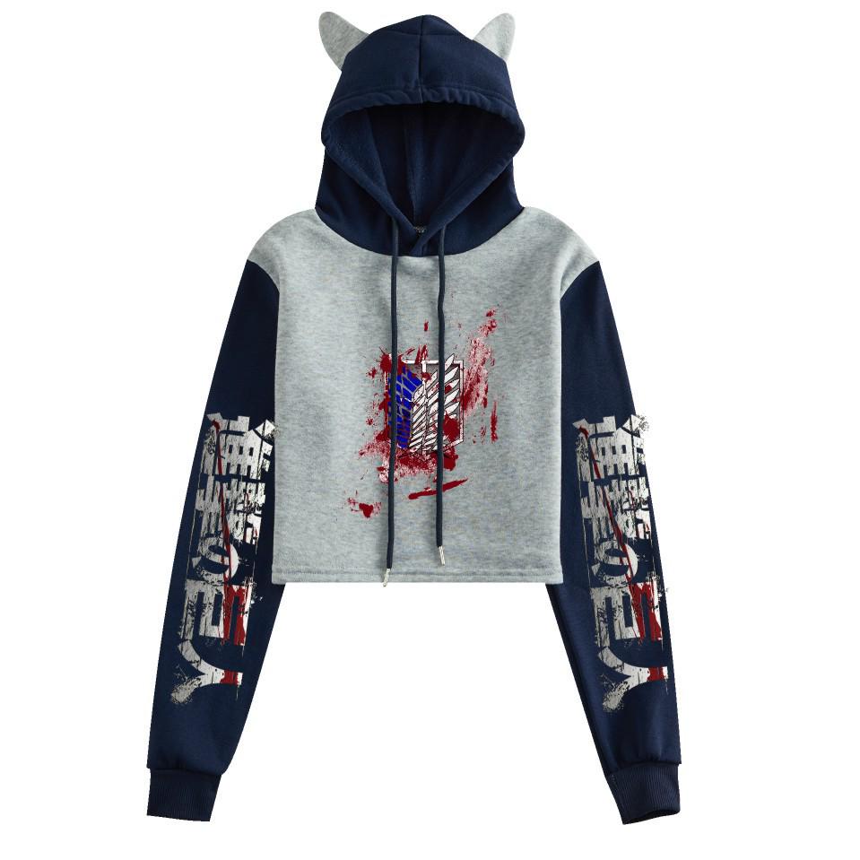 Attack on Titan Cross Logo Hoodie