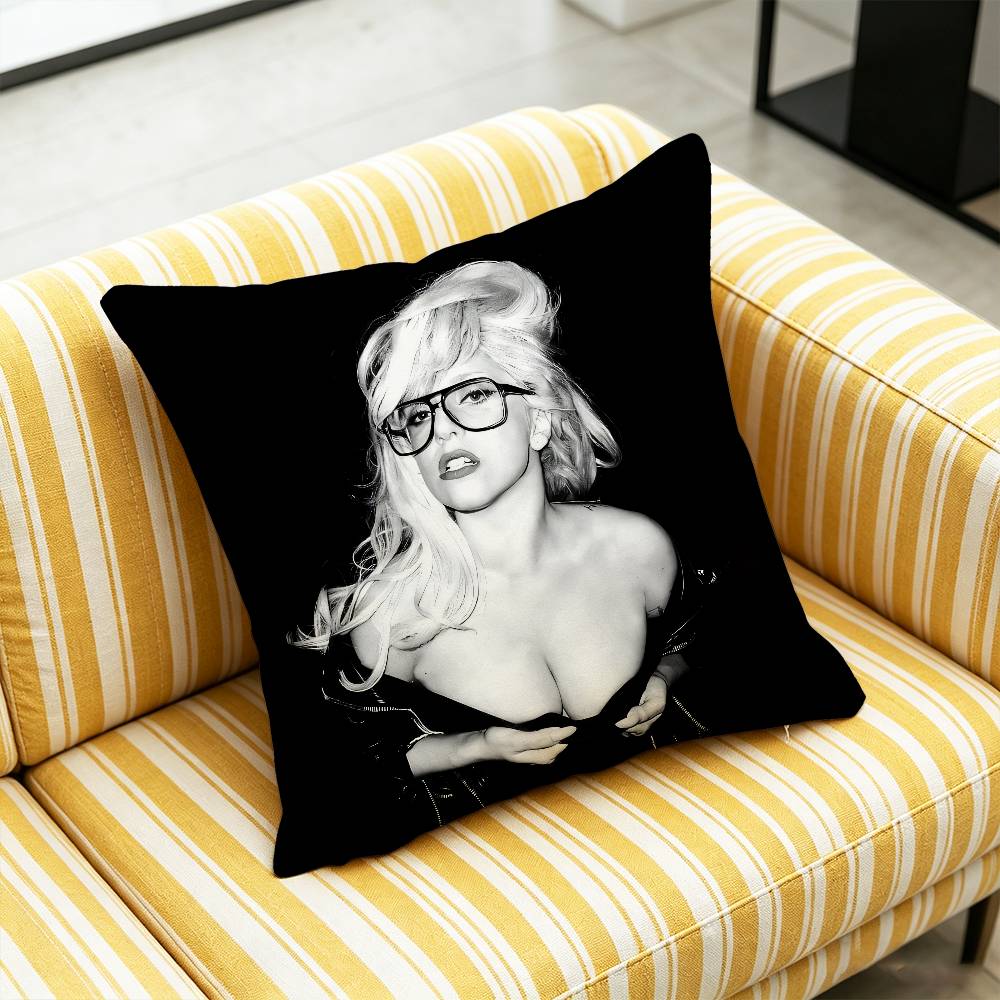 For Lady Gaga Mayhem Throw Pillow Case Cover Custom Decorative Pillowcase Cushion Decor DIY Gift