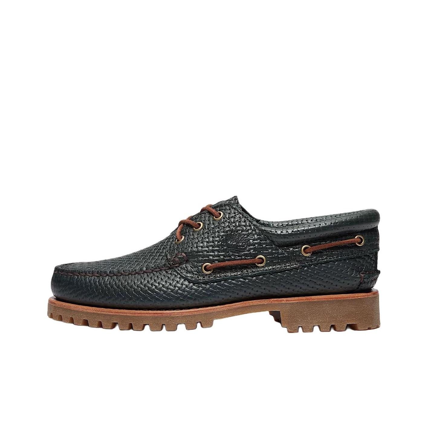 Timberland Authentics Серия 3-глазковые Модные Удобные Туфли-лодочки Мужская Обувь Темно-зеленый A2PDQEEQ 42