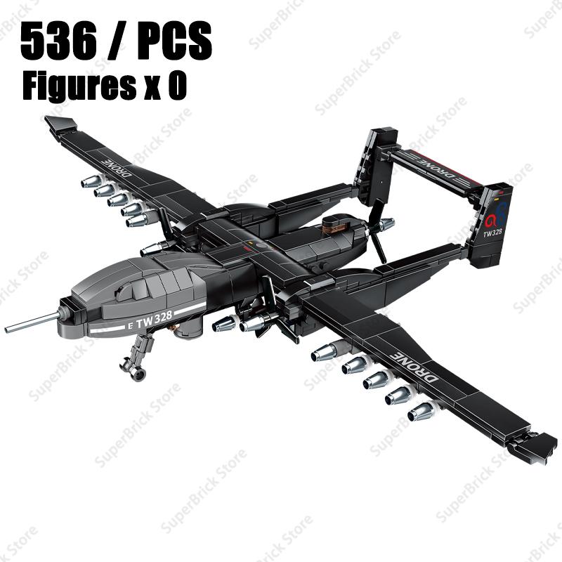 

Конструктор «Истребитель FW-190 и беспилотник «Скорпион» с двойным хвостом». Классическая военная модель времен Второй мировой войны. Игрушка для детей и взрослых. Подарок.