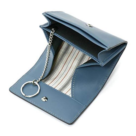 Fico Fumosso Mini Wallet, Men's Key Case and Coin Case, Black, 58916