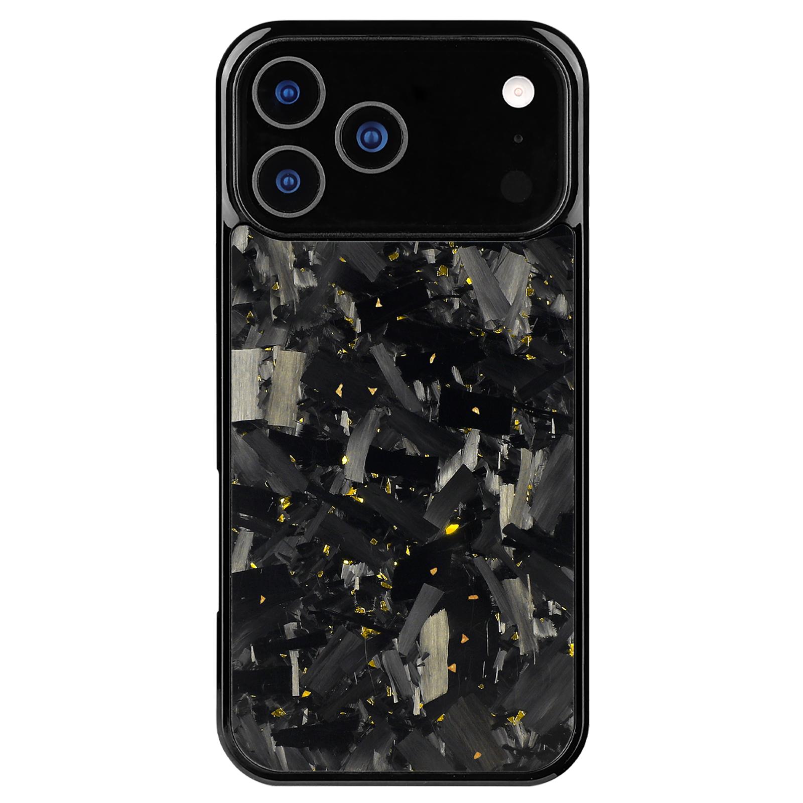 

Стильний кований карбоновий магнітний чохол для iPhone 17 16 15 14 13 12 11 Air Pro Max Ударостійка броньована накладка iPhone 15 Pro Max золотий