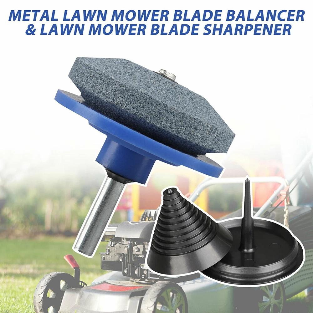 Garden Blade Balancer Tools Tractor Balancer & Sharpener Mower Blade Practical To Use Set Useful 50*55mm 60*50mm