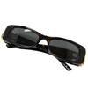 Excellent BALENCIAGA Sunglasses BB Logo Metal Eyewear Brown Marble Used