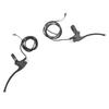 1 Pair Brake Lever Replacement Left Right Brake Handle with Brake Line for KUGOO M4 10in Electric